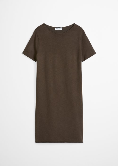 Loose knit dress — Burnt Coffee