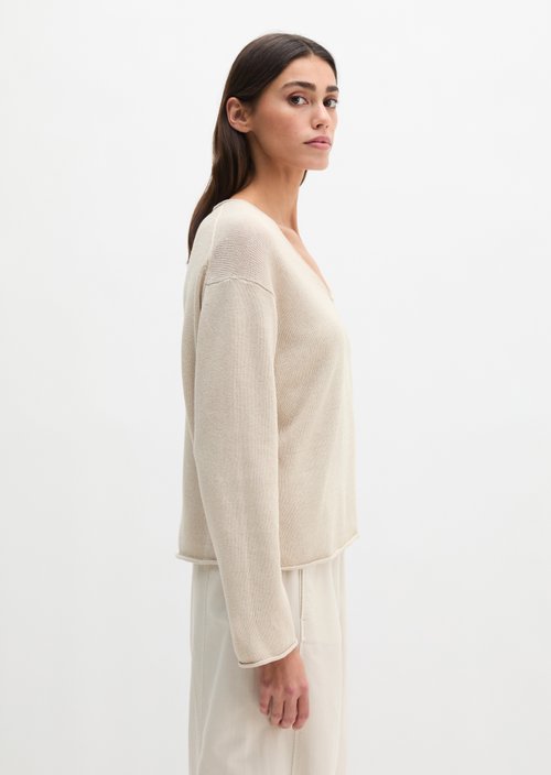 Oversize-Pullover — Grey Silk