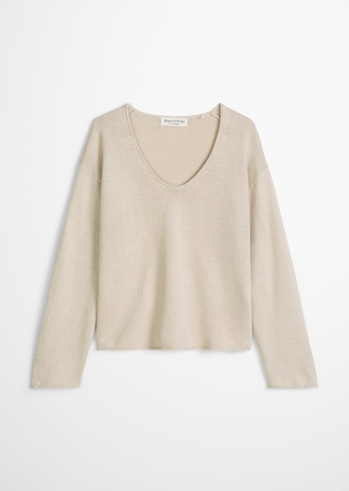 Oversize-Pullover — Grey Silk