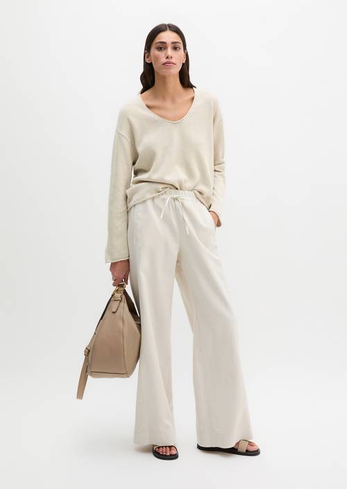 Oversize-Pullover Grey Silk in Frontalansicht