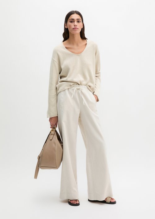 Oversize-Pullover — Grey Silk