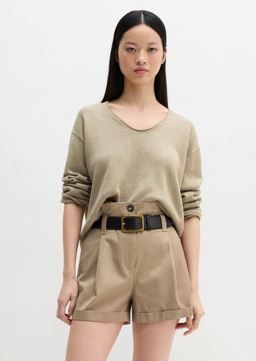 Oversize-Pullover — Earthy Taupe