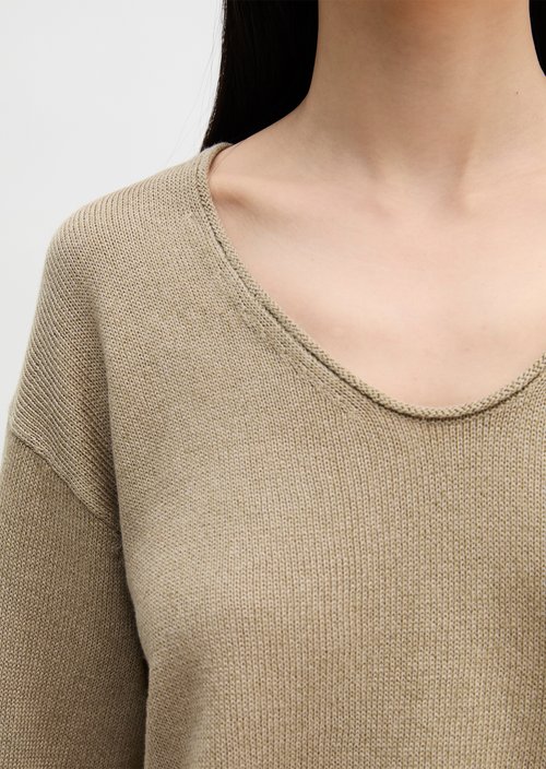 Oversize-Pullover — Earthy Taupe