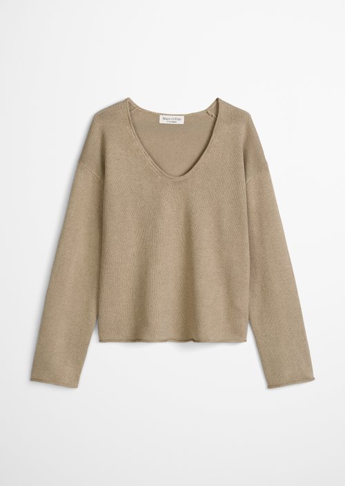 Oversize-Pullover — Earthy Taupe