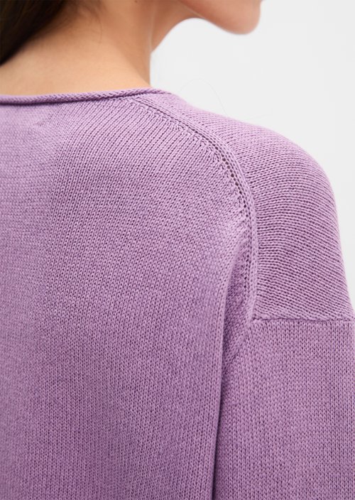 Oversize-Pullover — Warm Lilac