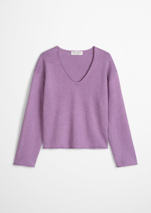 Oversize-Pullover — Warm Lilac