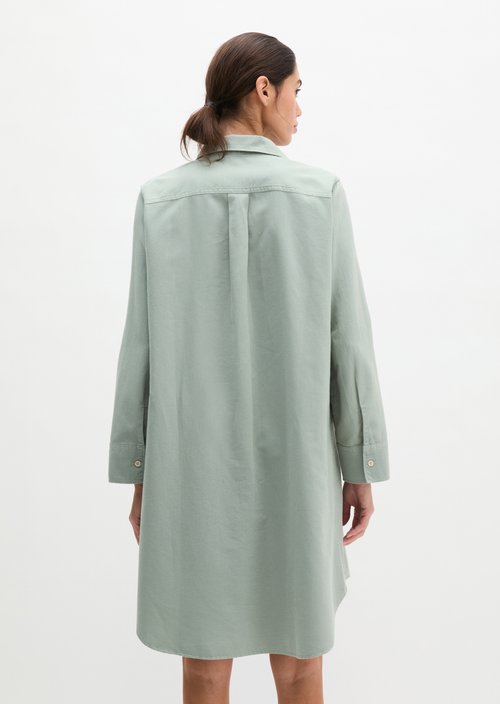 Relaxed shirt dress — Fresh Sage