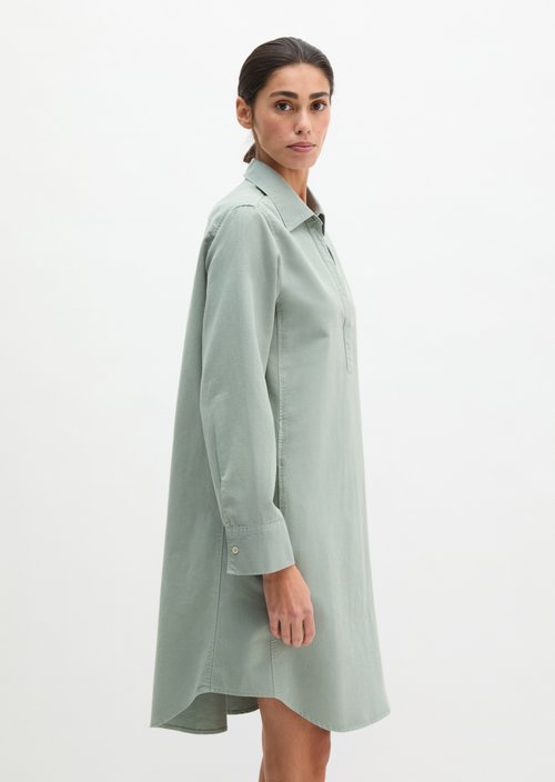 Relaxed shirt dress — Fresh Sage