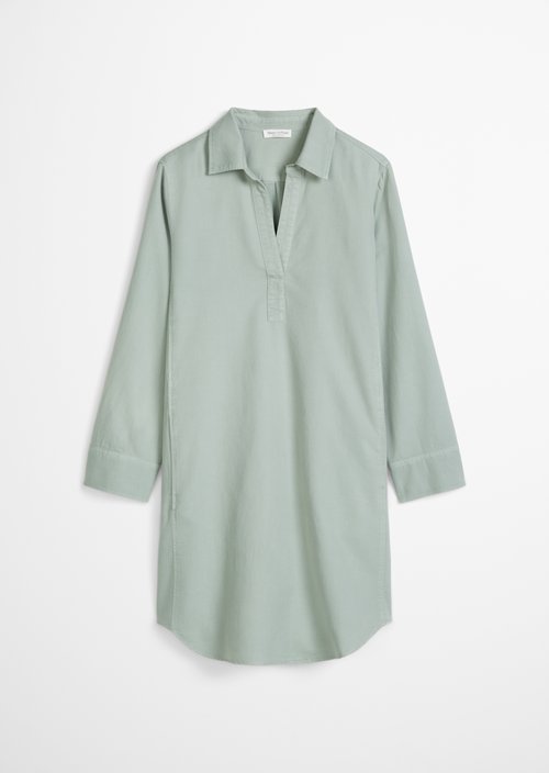 Relaxed shirt dress — Fresh Sage