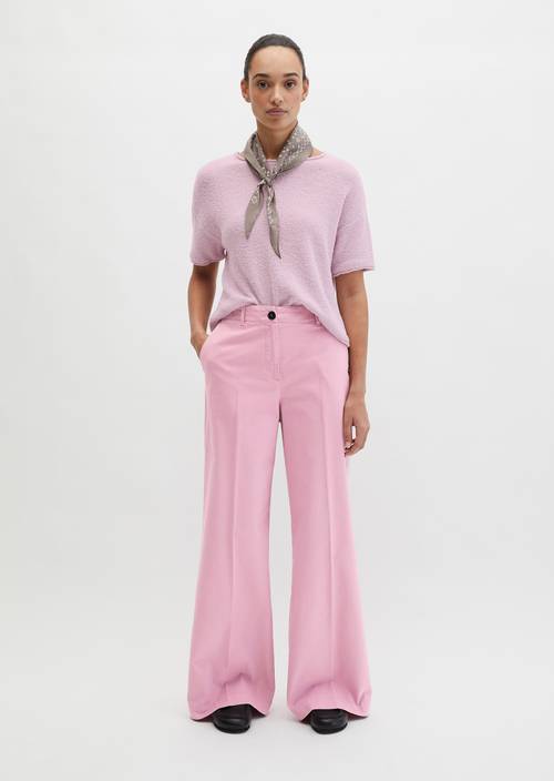 Hose Model Margo wide Medium Pink in Frontalansicht