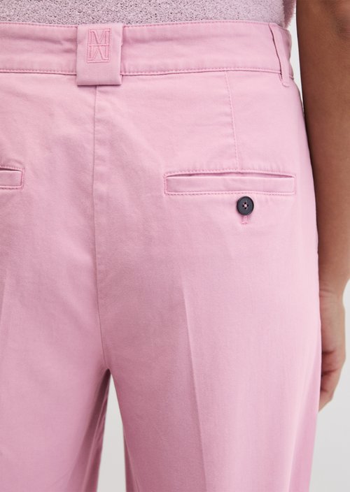 Trousers model Margo wide — Medium Pink