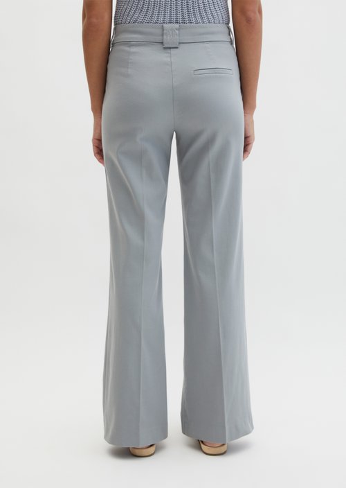Trousers model Marthe flared — Grey Horizon