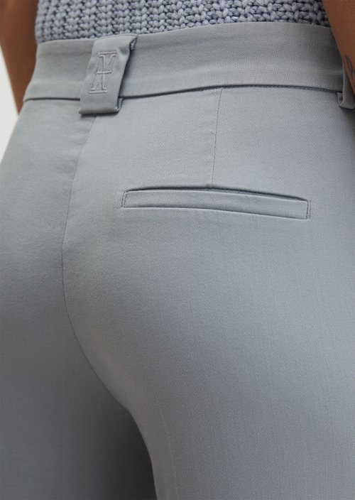 Trousers model Marthe flared — Grey Horizon