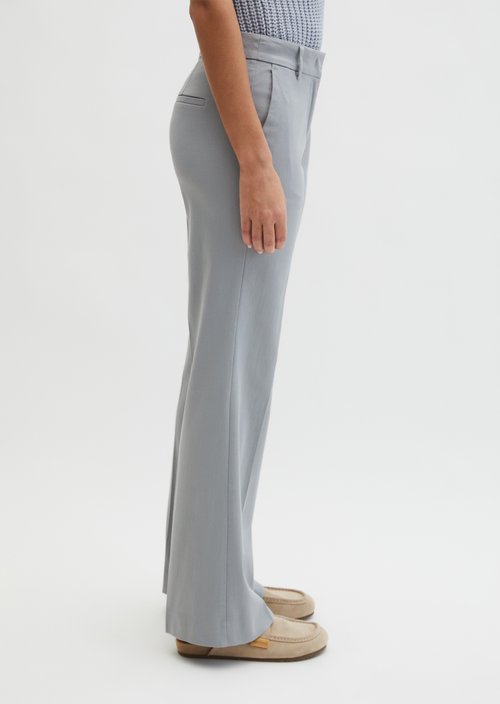 Trousers model Marthe flared — Grey Horizon