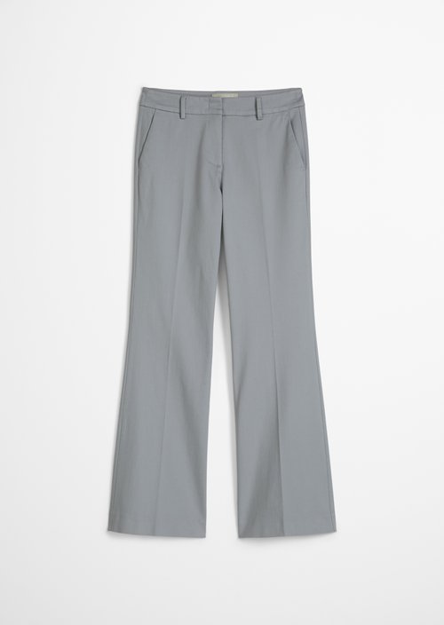 Trousers model Marthe flared — Grey Horizon