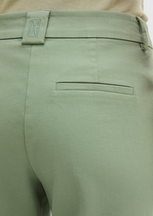 Trousers model Marthe flared — Fresh Sage
