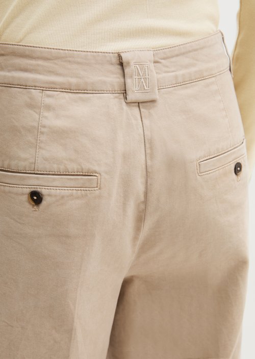 Trousers model Margo wide — Smooth Sand