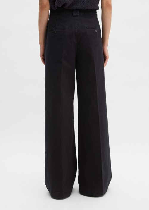Trousers model Margo wide — Martime Blue