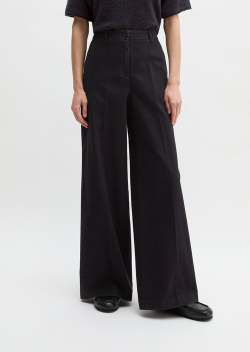Trousers model Margo wide — Martime Blue