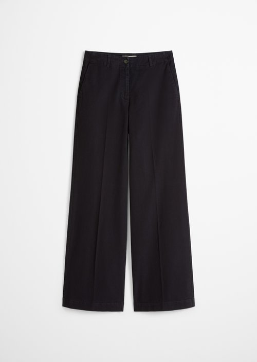 Trousers model Margo wide — Martime Blue