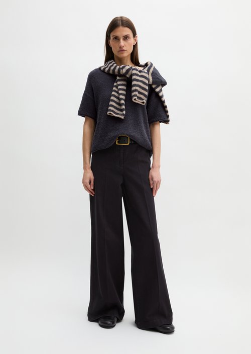 Trousers model Margo wide — Martime Blue