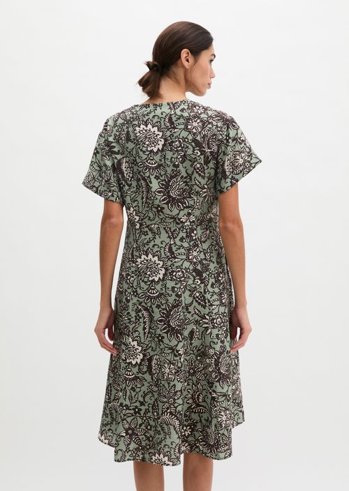 Crinkle dress shaped — Light Green