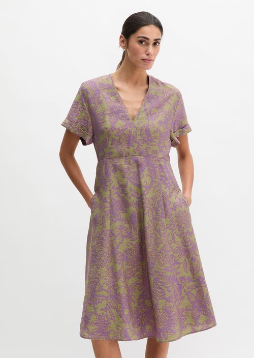 Crinkle dress shaped — Light Pink