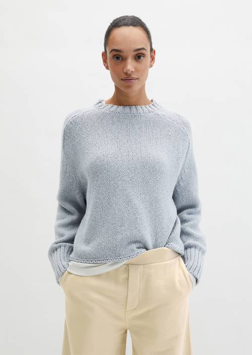 Pull oversize Grey Horizon en vue de face