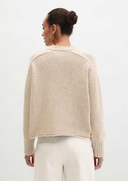 Oversize sweater — Linen Beige