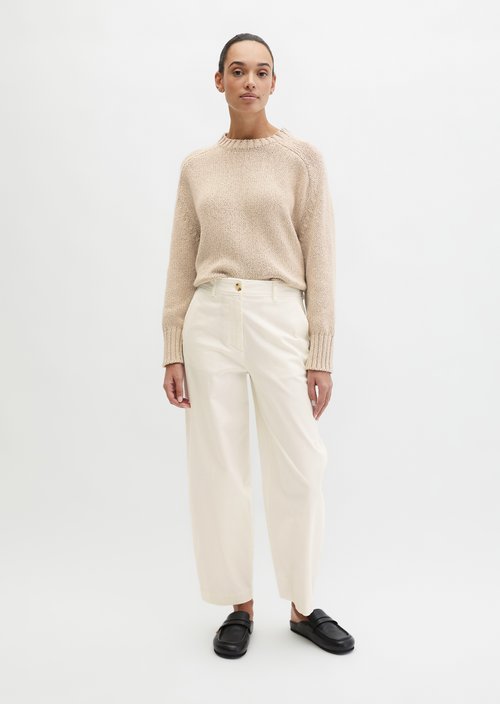Oversize sweater — Linen Beige