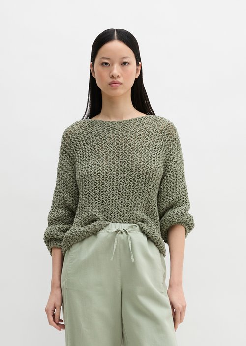 Sweater loose cropped — Fresh Sage