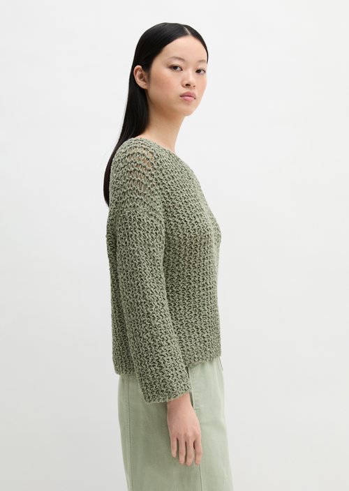Sweater loose cropped — Fresh Sage