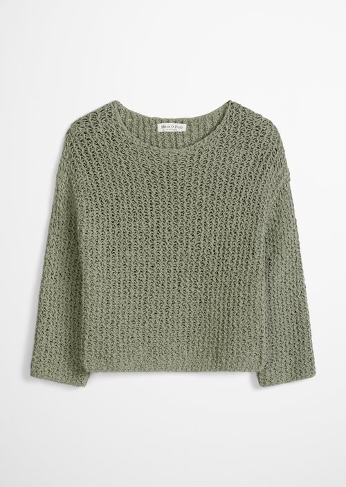 Sweater loose cropped — Fresh Sage