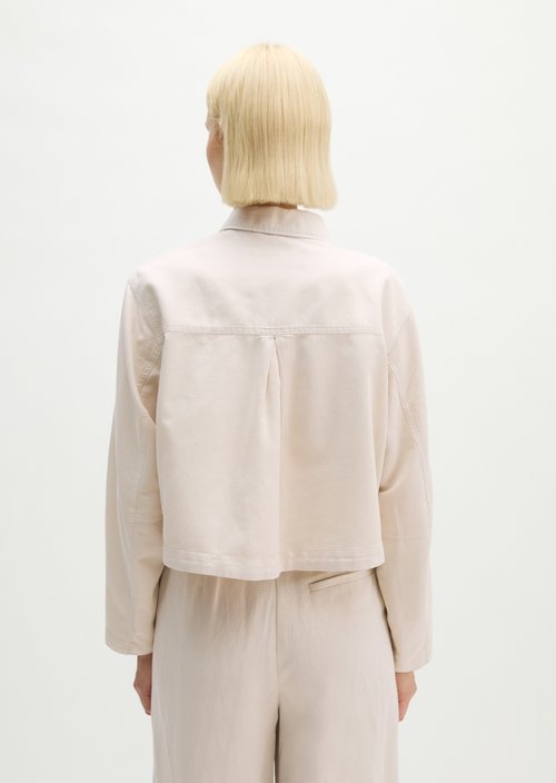 Indoor jacket A-Shape — Grey Silk