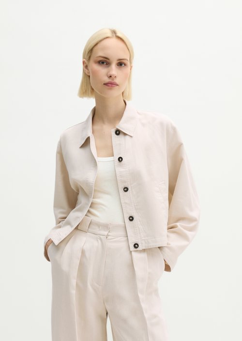 Indoor jacket A-Shape — Grey Silk