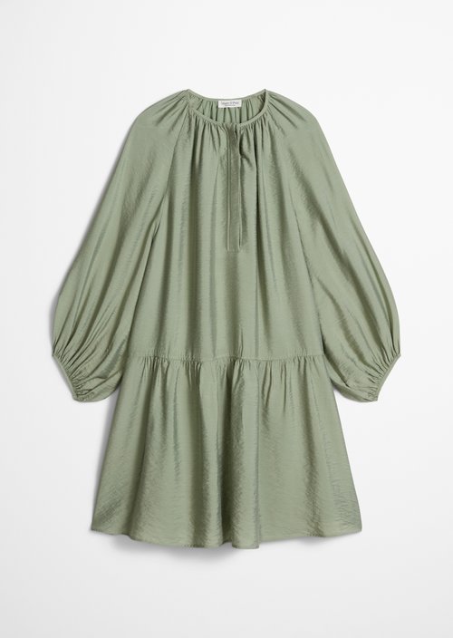 A-shape crinkle dress — Fresh Sage