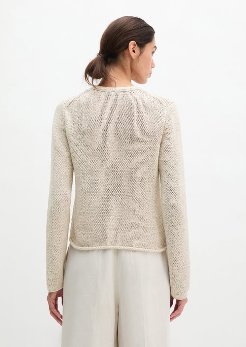 Cardigan slim — Grey Silk