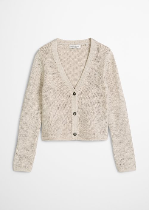 Cardigan slim — Grey Silk