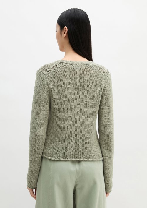 Cardigan slim — Fresh Sage