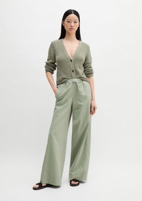 Cardigan slim — Fresh Sage