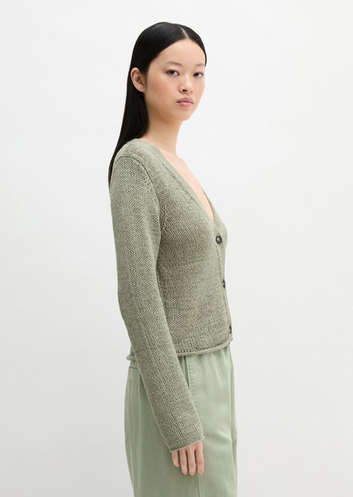 Cardigan slim — Fresh Sage