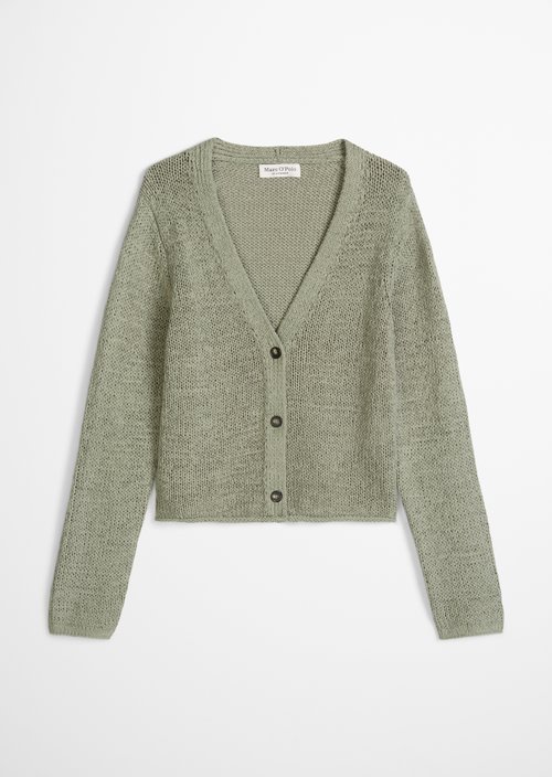 Cardigan slim — Fresh Sage