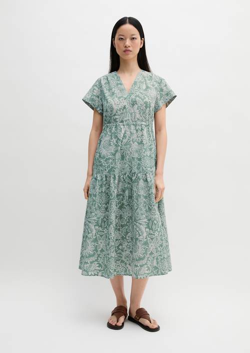 Robe d'été loose Light Green en vue de face