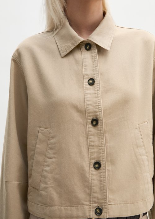 Indoor jacket A-Shape — Earthy Taupe
