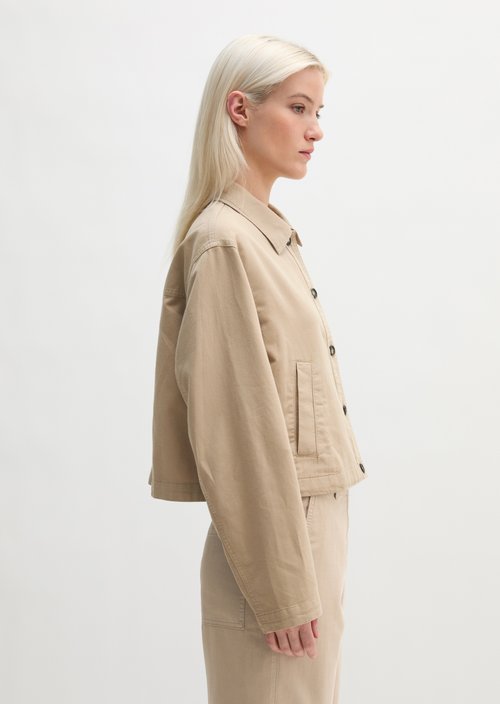 Indoor jacket A-Shape — Earthy Taupe