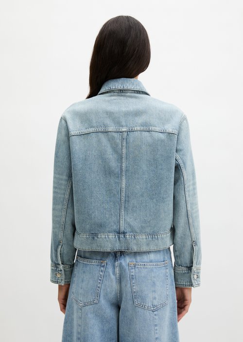 Relaxed denim jacket — Light Blue (alternate view)