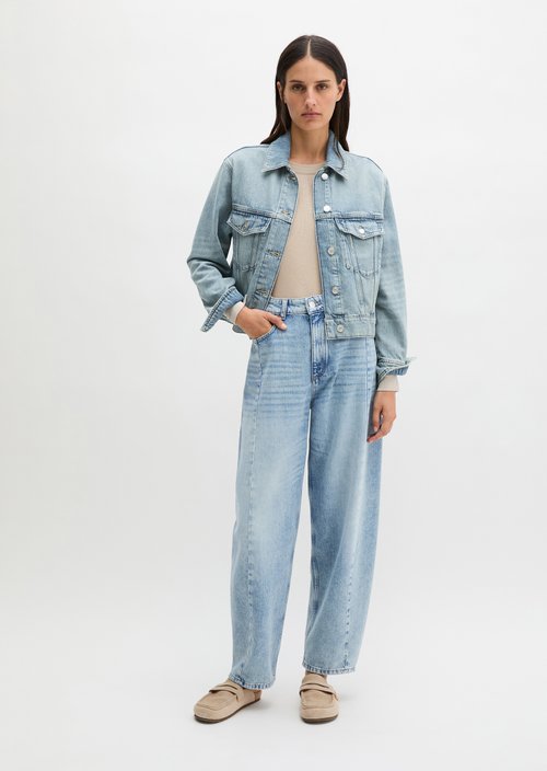 Relaxed denim jacket — Light Blue