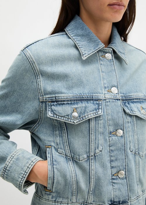 Relaxed denim jacket — Light Blue
