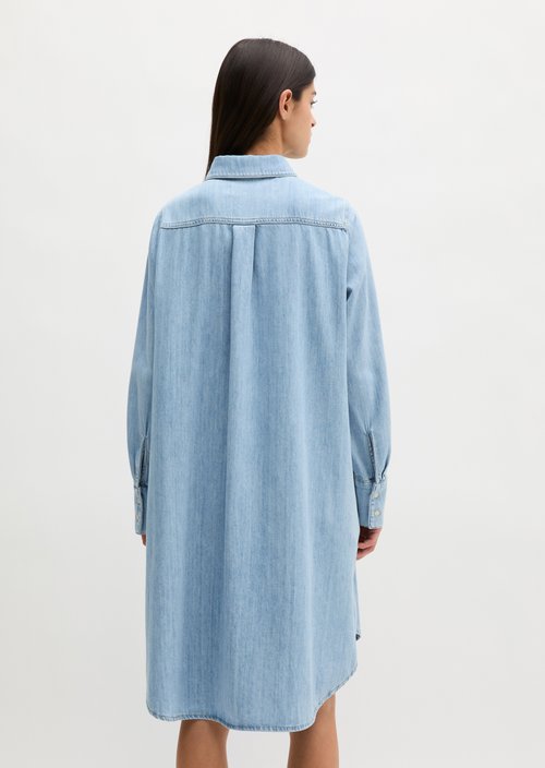 A-shape denim dress — Light Blue