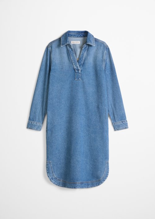 Relaxed denim dress — Medium Blue